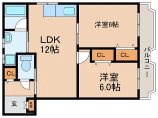第4淀川ビル【2階】の間取り
