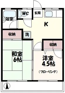 メゾン田辺【2階】の間取り
