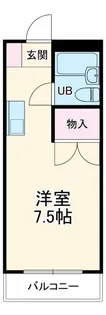 ロイヤルハイツ東所沢【3階】の間取り