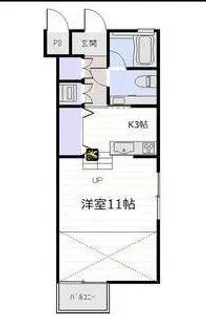 パークサイド並榎【1階】の間取り