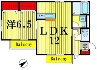 コレット【1階】の間取り