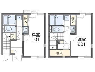 レオネクストアーミリージュ(45027)【2階】の間取り
