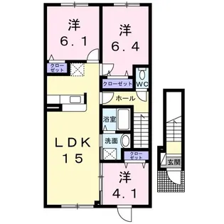 REVEII【2階】の間取り