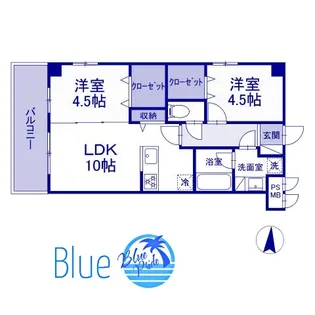 TERRACE WELLNESS II【3階】の間取り