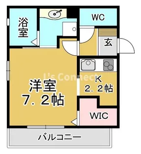 D’room八乙女中央D棟【1階】の間取り