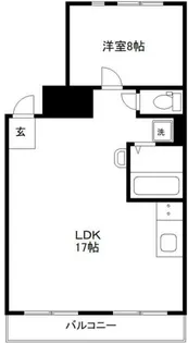 グリーンヴェール国見(グリーンヴェールクニミ)【4階】の間取り