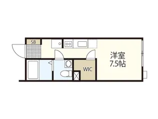 パインツリー立戸【1階】の間取り