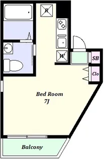 アマビーレ文京向丘【2階】の間取り
