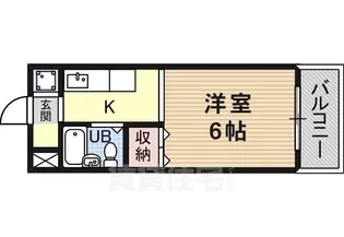 ゼンコウコーポラス3【2階】の間取り