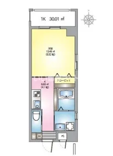 ティーダフェリースN【2階】の間取り