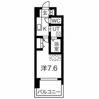 CUORE【8階】の間取り