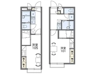 サンフォレストII【2階】の間取り