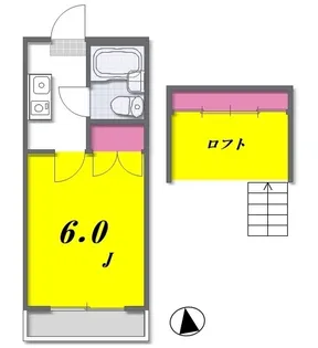 カーサクレール B【2階】の間取り