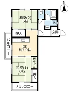 UR千葉ニュータウン内野【9階】の間取り
