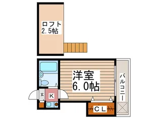 シェモア【1階】の間取り