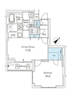 ロイジェント銀座【7階】の間取り