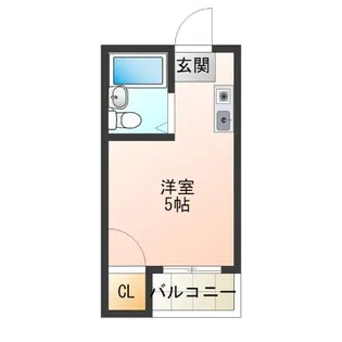 ケアンズクラブ岸里【2階】の間取り