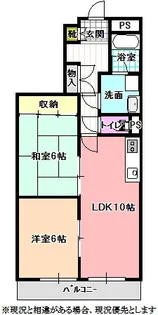 アヴェニール白山【4階】の間取り