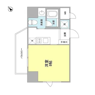 エムレジデンス浅草橋【2階】の間取り