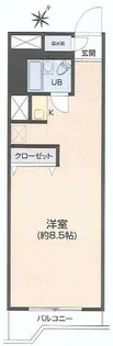 コープ野村六本木1【3階】の間取り