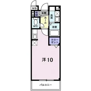 サンクエトワール【1階】の間取り