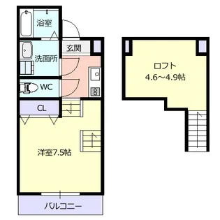 レイフィール東原町【1階】の間取り