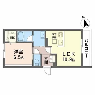 シャーメゾン ル・シルク【1階】の間取り