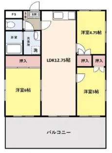 第一関ビル【3階】の間取り