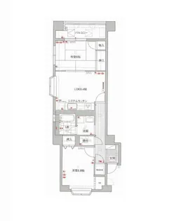 レストヒール南町【3階】の間取り