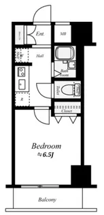 メイクスデザイン住吉IV【5階】の間取り