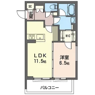 ラフレシール大宮【3階】の間取り