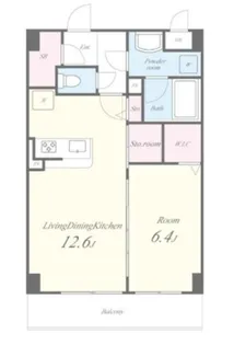 ピエールエスポア【1階】の間取り