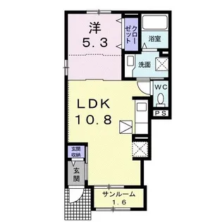 DK SELECT 宝殿 I【1階】の間取り