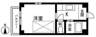 ビバリーハウス西新B【2階】の間取り
