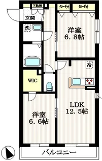 ヴェルメリオ【3階】の間取り