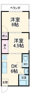 美樹ビル【2階】の間取り