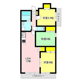 テレスハラ【5階】の間取り