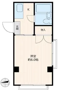ナカノハイツ【2階】の間取り