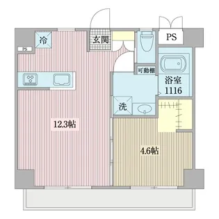 DeLCCS中村橋【8階】の間取り