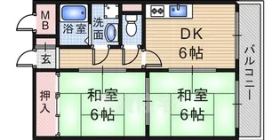 ル・シャトー【4階】の間取り