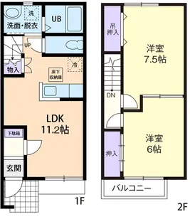 VERDUREの間取り