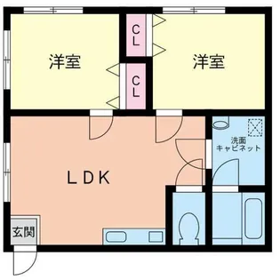 第21明智ビル【1階】の間取り