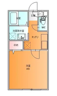 フィールドハウス【1階】の間取り