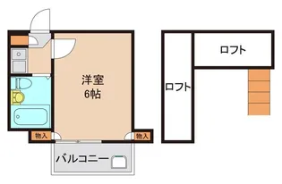 チェリーハウスII【2階】の間取り