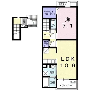 駅東館【2階】の間取り