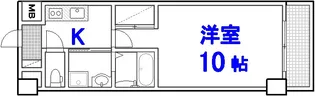 WING平野町【5階】の間取り