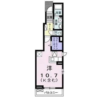 グランボヌールII【1階】の間取り