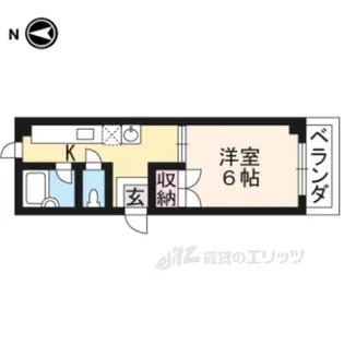 メゾングランドール乾隆【1階】の間取り