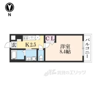 フォンスモンテ【2階】の間取り