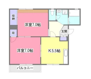 メゾンド・アレイ【2階】の間取り